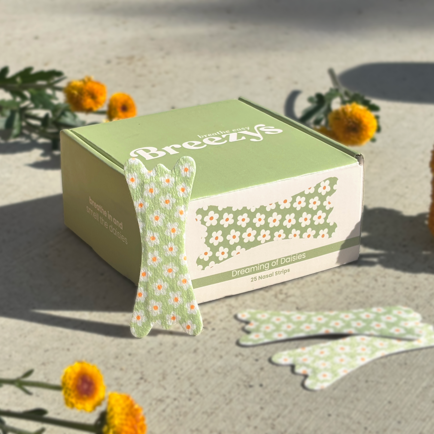 Dreaming of Daisies – Floral Nasal Strips by Breezys